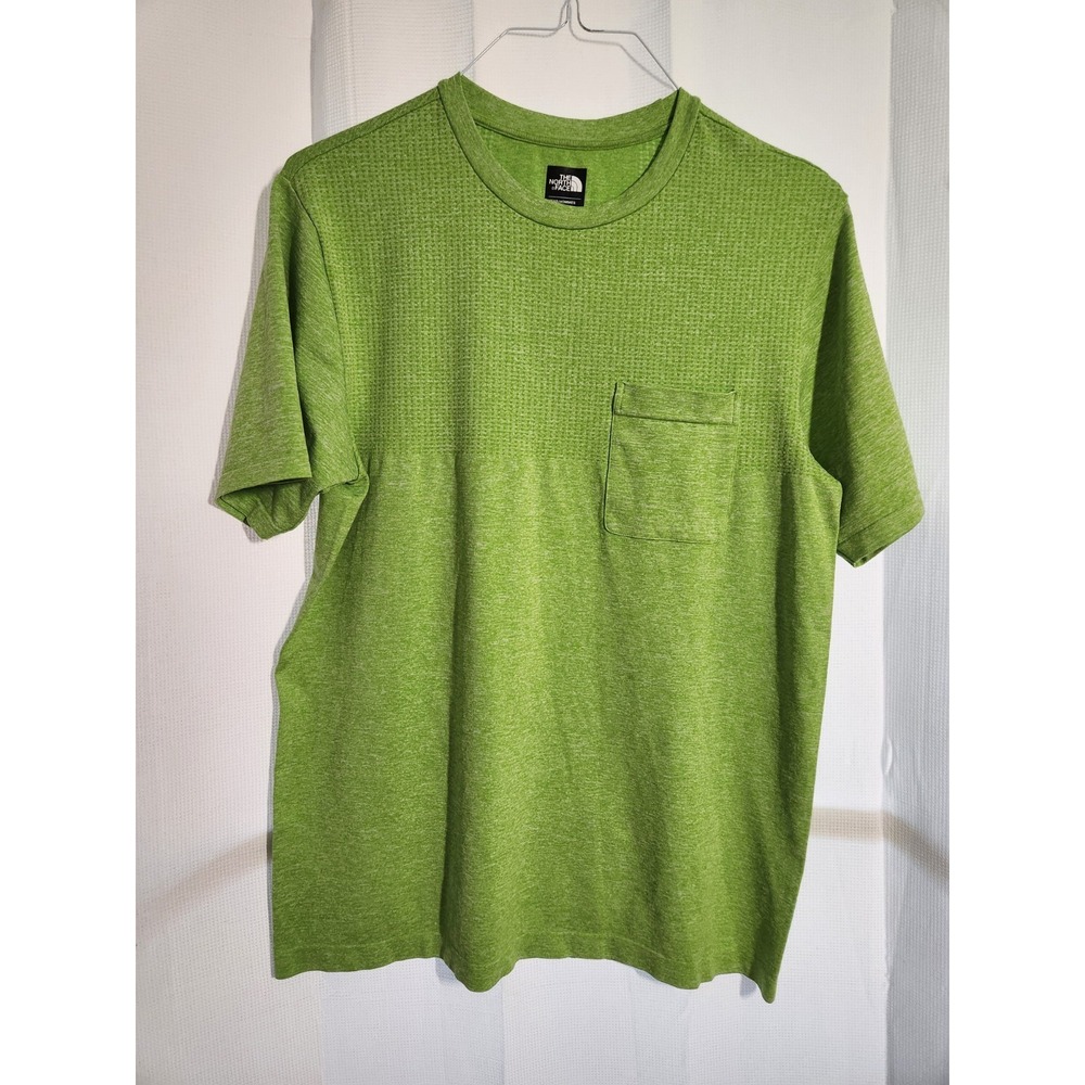 The North Face Engine Crew Green Performance TShirt Men's Large